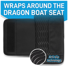 Load image into Gallery viewer, Dragon Boat Seat Pad with Secure Strap and Storage Pockets - IDBF Approved