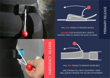 Load image into Gallery viewer, RAPID RELEASE SUP WAIST BELT w/ BUILT IN CARRY STRAP