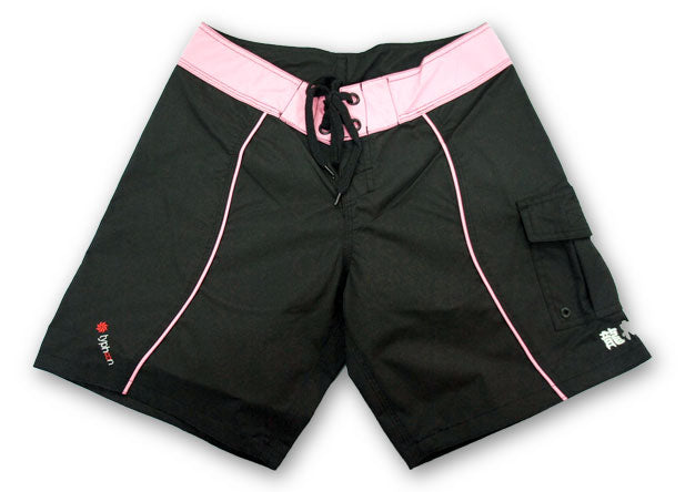 Typhoon8 - Women's Padded Shorts - Black/Pink