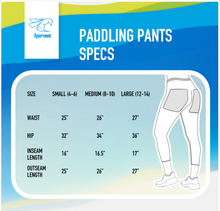 Load image into Gallery viewer, Non-Slip Cushioned Paddling Pants - Capri Length
