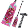 Hornet STING X44 Pink Dragon Adjustable Dragon Boat Paddle IDBF Approved Available in Adjustable length
