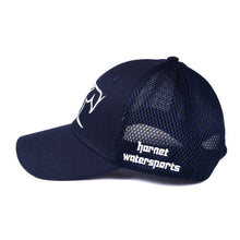 Load image into Gallery viewer, Hornet Mesh Back Cap in Navy Blue with White Logo
