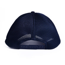 Load image into Gallery viewer, Hornet Mesh Back Cap in Navy Blue with White Logo
