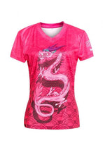 Load image into Gallery viewer, Pink Dragon Short Sleeve Shirt
