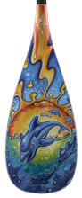 Load image into Gallery viewer, Dolphin B6 Kids SUP Paddle Rubber Edge SUP Paddle Design by Drew Brophy- 84 Square Inch Blade - Hornet Watersports
