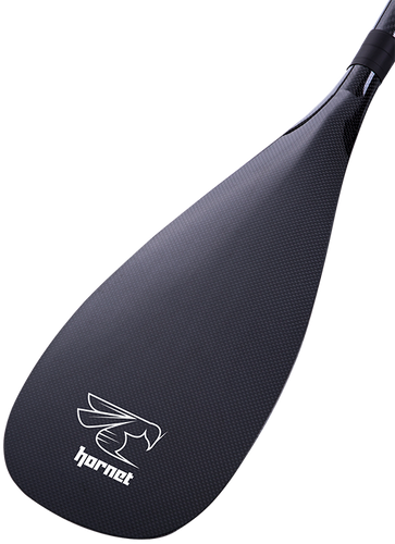 Black Carbon Fiber Standup Paddleboard All-Around Paddle by Hornet Watersports - Hornet Watersports
