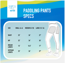 Load image into Gallery viewer, Non-Slip Cushioned Paddling Pants - Capri Length
